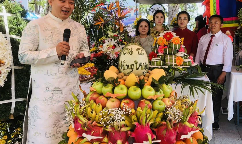 Hình ảnh mâm cúng Giỗ Tổ Hùng Vương đẹp mắt