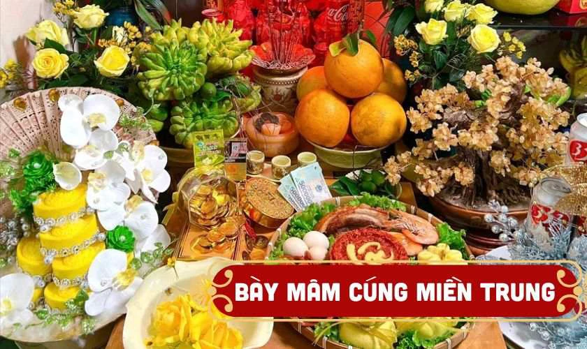 Cách bày mâm cúng thần tài 2026 miền Trung