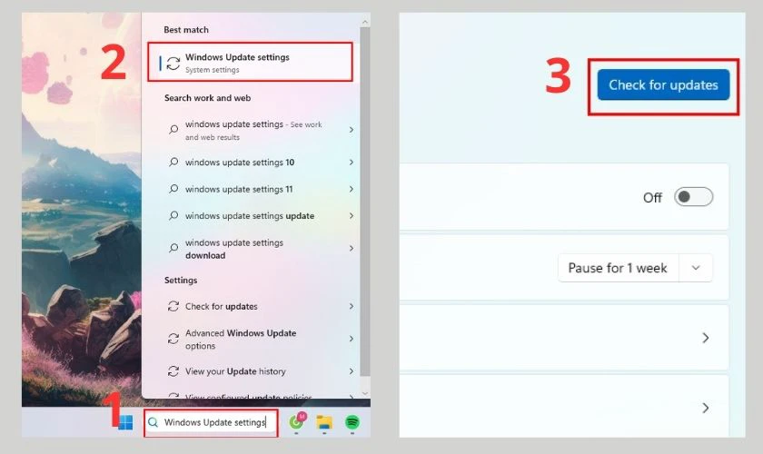 Các bước cập nhật Driver khi màn hình PC bị mưa