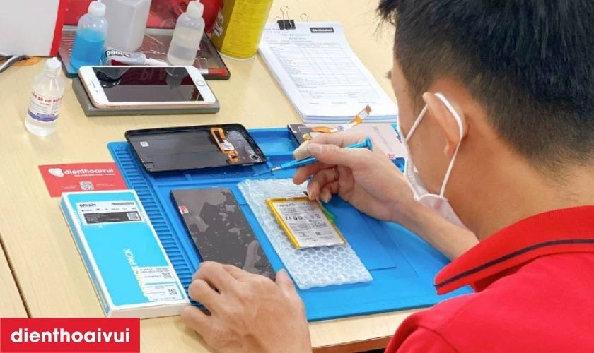 Thay m&agrave;n h&igrave;nh Orizin Samsung J4 Core tại Điện Thoại Vui c&oacute; g&igrave;?