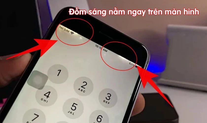 Màn hình bị đốm sáng trên điện thoại như thế nào?