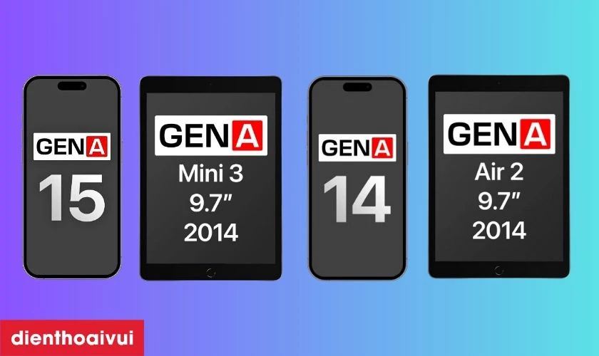 M&agrave;n h&igrave;nh GENA tương th&iacute;ch với c&aacute;c loại điện thoại g&igrave;?