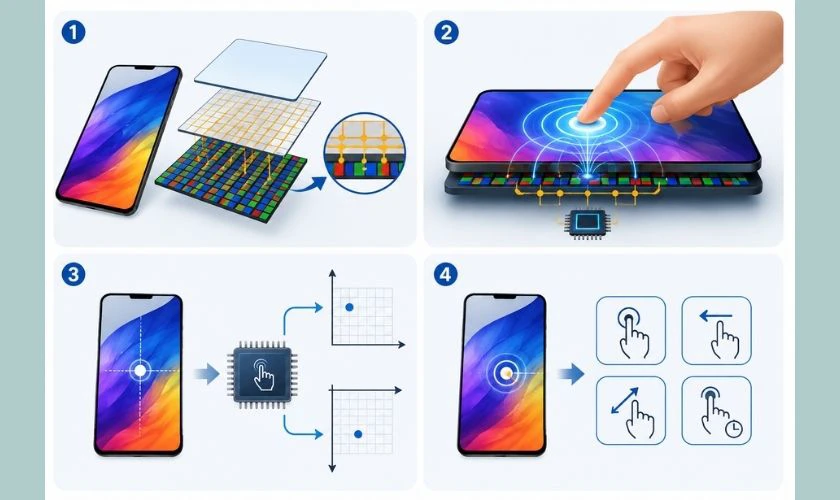 Nguyên lý hoạt động của màn hình Incell