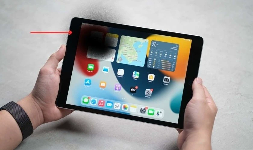 Màn hình iPad bị đốm đen