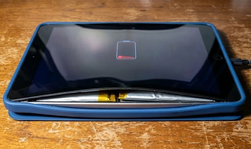 Pin iPad bị phù gây ảnh hưởng đến màn hình