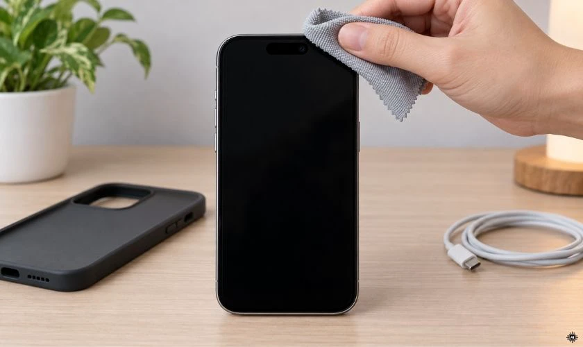 Làm mát iPhone và kiểm tra khu vực cảm biến