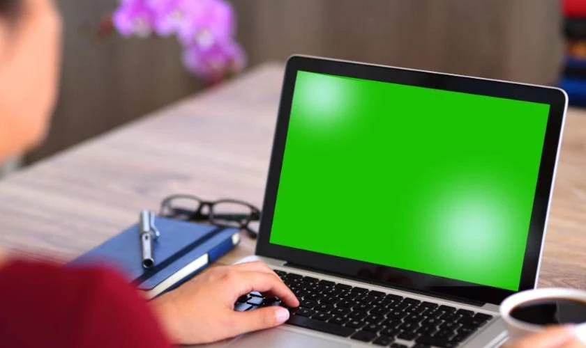 Màn hình laptop bị đ&ocirc;́m sáng