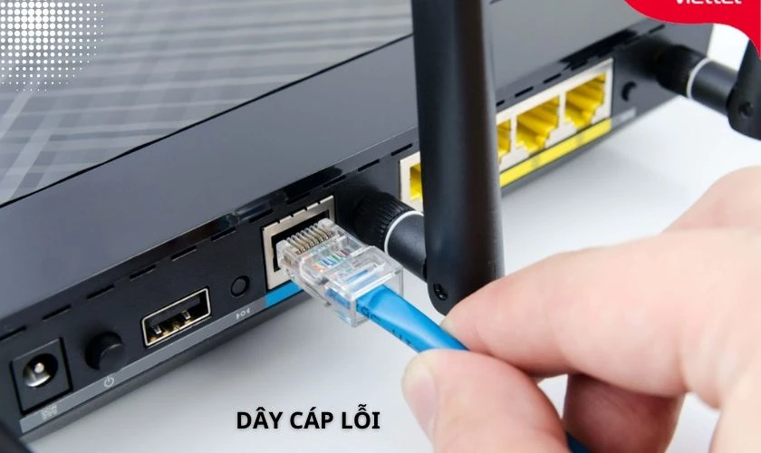 Màn hình sọc do dây cáp lỗi
