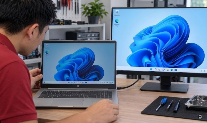 Khi nào cần sửa màn hình laptop lúc sáng lúc tối?