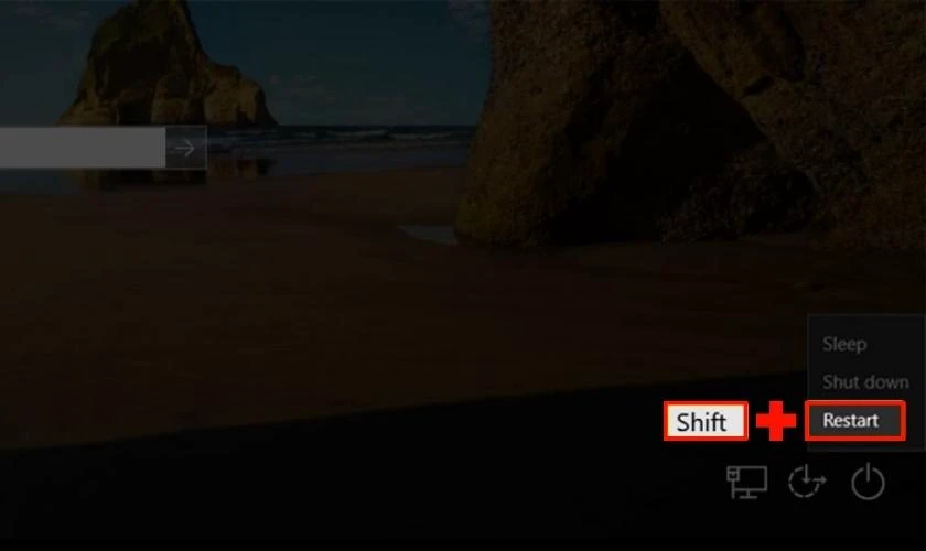 Reset Win 10 không mất dữ liệu từ màn hình đăng nhập (Login Screen) để sửa lỗi màn hình ám hồng