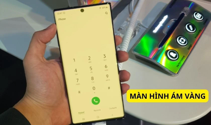 Tại sao màn hình Samsung bị ám vàng