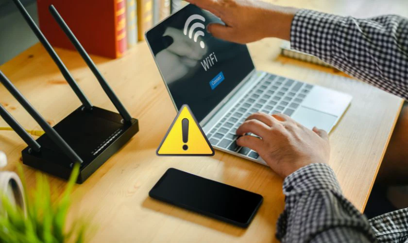 Lỗi phần cứng hoặc phần mềm trên thiết bị kết nối