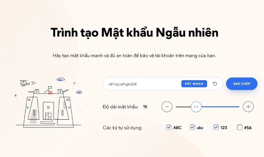 C&aacute;ch sử dụng c&ocirc;ng cụ tự động tạo mật khẩu&nbsp;