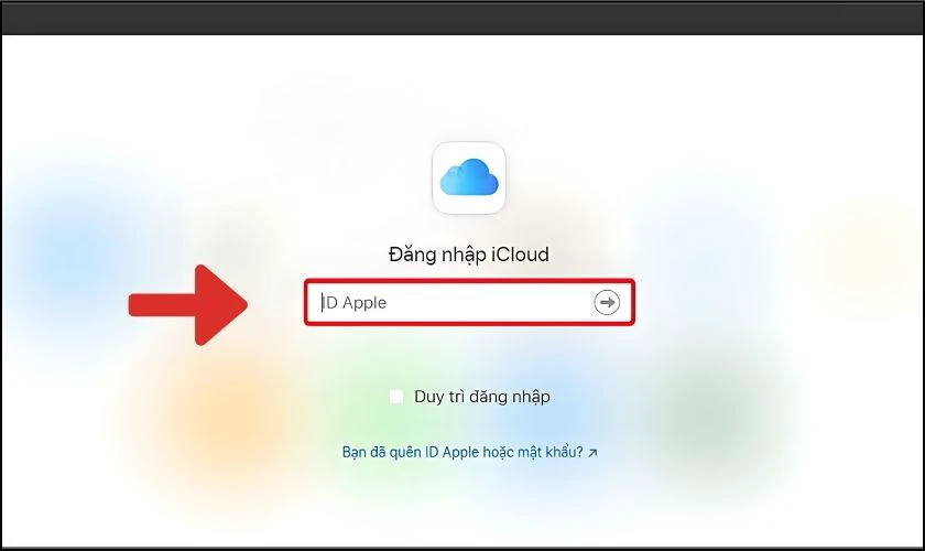 Sử dụng iCloud để kh&ocirc;i phục iPhone