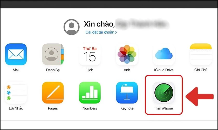T&igrave;m iPhone