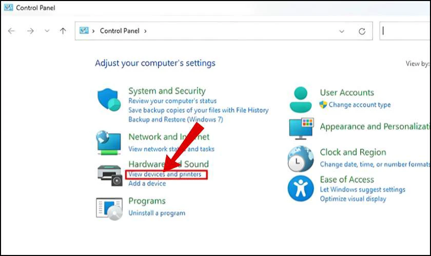 View devices and printers