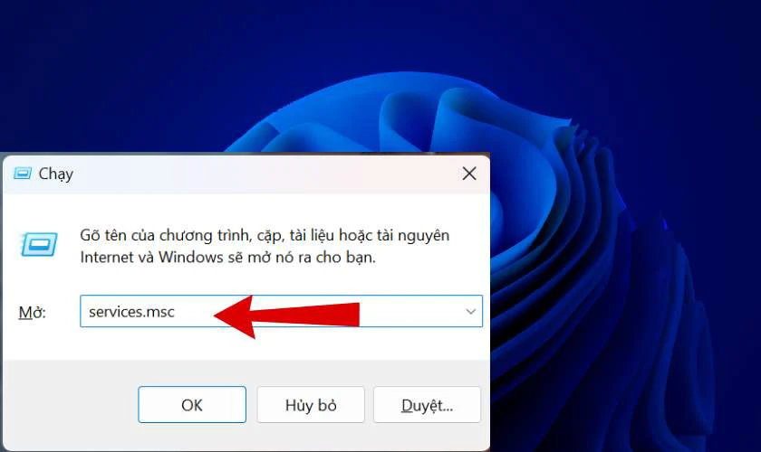 Khởi động lại dịch vụ Print Spooler tr&ecirc;n m&aacute;y t&iacute;nh