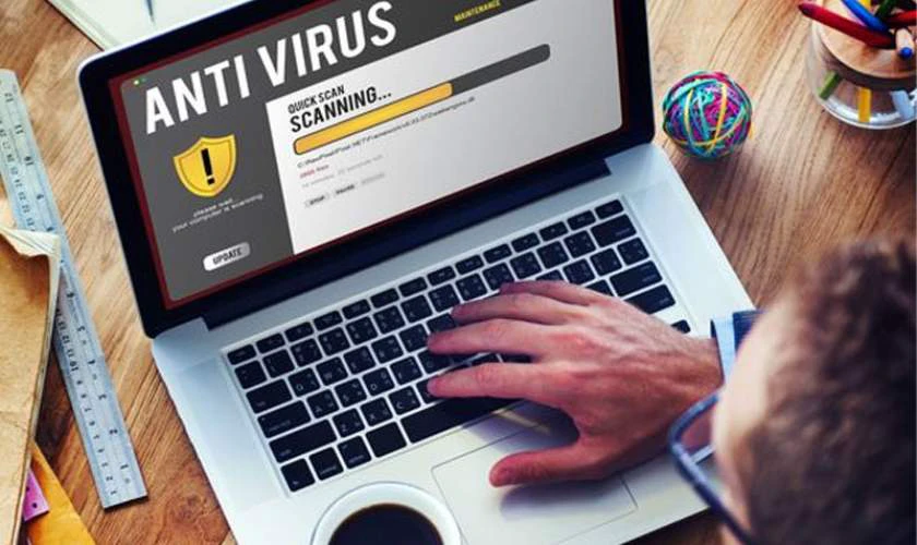 C&agrave;i đặt phần mềm diệt virus để bảo vệ m&aacute;y in khỏi phần mềm độc hại