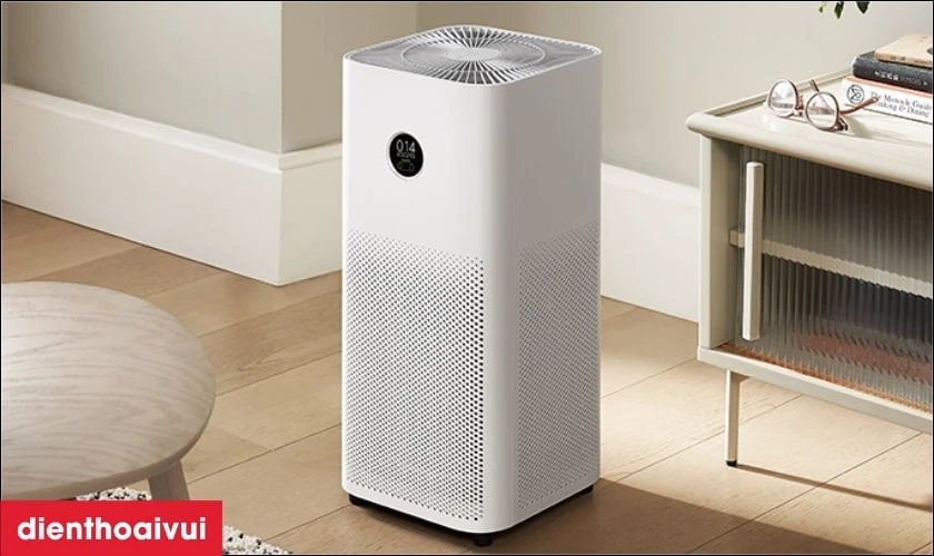 M&aacute;y lọc kh&ocirc;ng kh&iacute; Xiaomi Air Purifier 4 Lite c&oacute; thiết kế nhỏ gọn