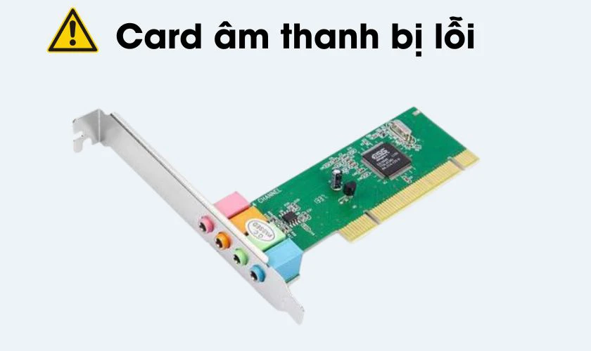 Mất &acirc;m thanh do phần cứng loa hoặc card &acirc;m thanh bị hỏng