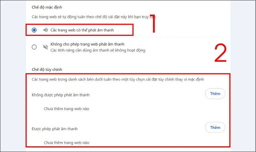 Kiểm tra &acirc;m thanh tr&ecirc;n tr&igrave;nh duyệt web