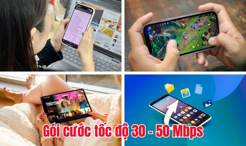 G&oacute;i cước tốc độ 30 &ndash; 50 Mbps