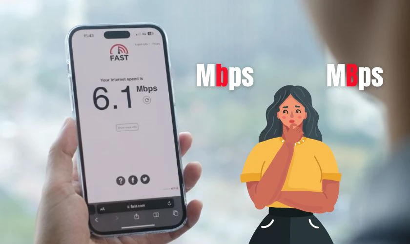 N&ecirc;n chọn Mbps hay MBps ở thời điểm hiện tại