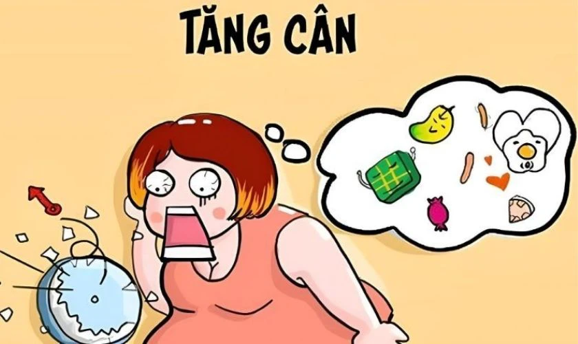 Meme tăng cân Tết 2026