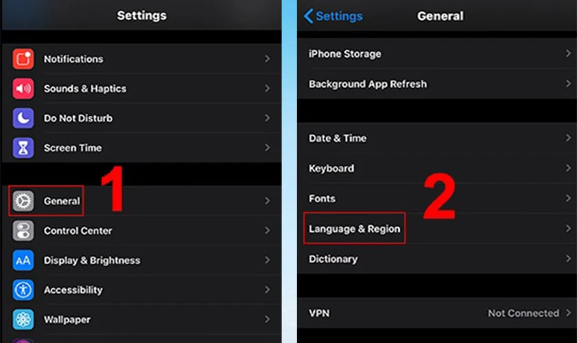 Đổi ngôn ngữ Messenger sang tiếng Việt trên điện thoại iPhone