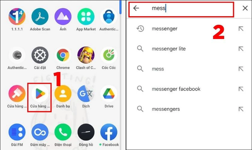 Cập nhật Messenger phiên bản mới nhất