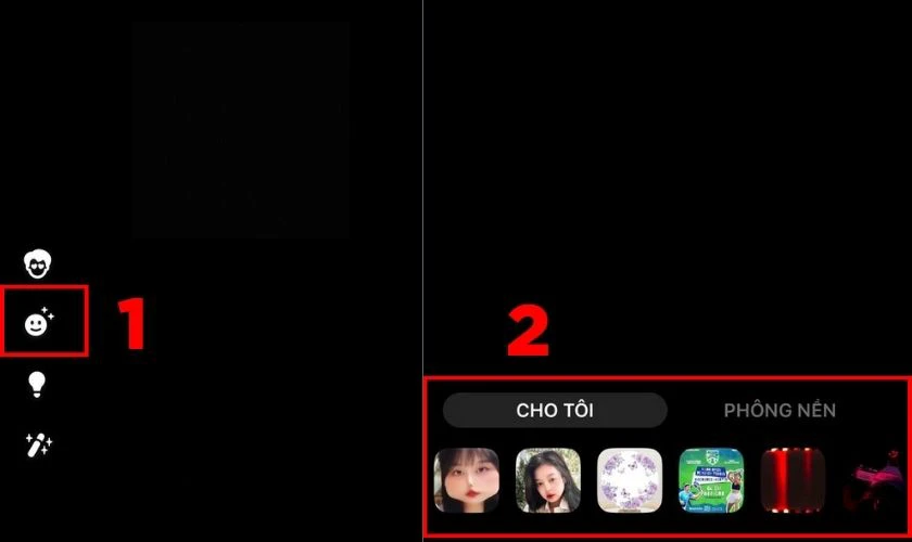 C&aacute;ch bật hiệu ứng khi gọi điện tr&ecirc;n Messenger