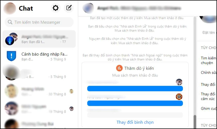 Sử dụng Messenger trực tiếp trên trình duyệt Web khi Messenger dừng hoạt động trên máy tính