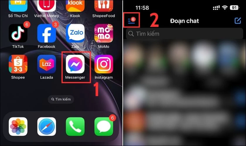 Bật thông báo tin nhắn trên ứng dụng Messenger