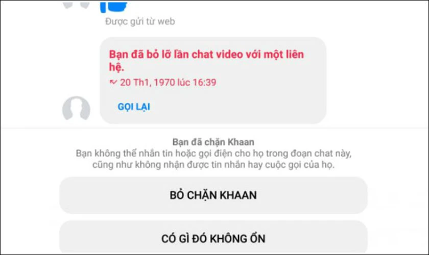 X&aacute;c minh xem c&oacute; bị người nhận chặn hay kh&ocirc;ng