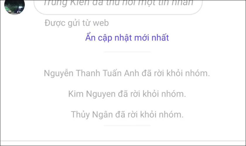 Xem nh&oacute;m chat c&oacute; c&ograve;n hoạt động hoặc c&ograve;n th&agrave;nh vi&ecirc;n kh&ocirc;ng