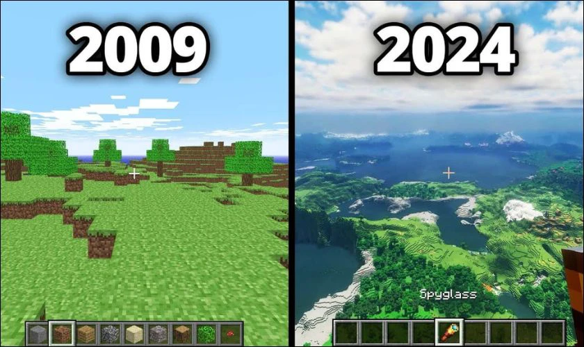 Minecraft ra đời năm nào? 2009 là lần đầu tiên trò chơi này ra mắt game thủ