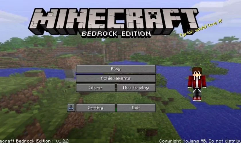 Minecraft: Bedrock Edition sở hữu giao diện dễ tiếp cận nhất