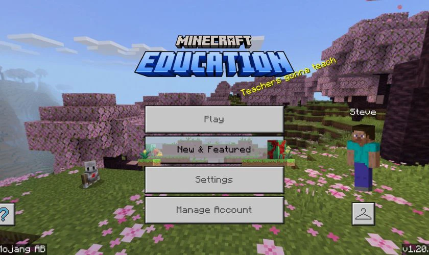 Minecraft: Education Edition được ứng dụng cho môi trường học đường