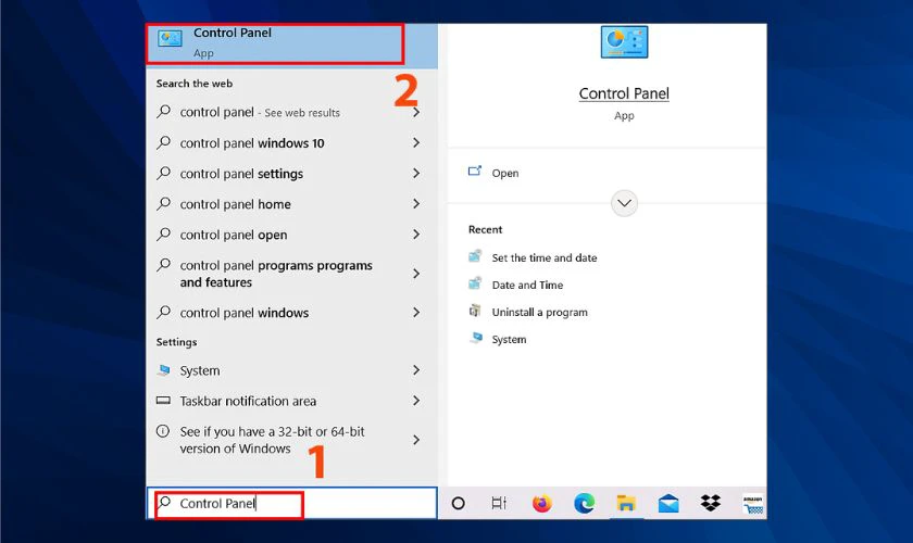Mở b&agrave;n ph&iacute;m ảo Win 10 bằng Control Panel