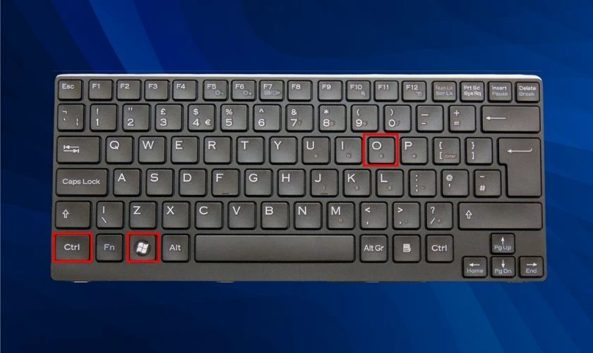 Mở b&agrave;n ph&iacute;m ảo Win 10 bằng ph&iacute;m tắt