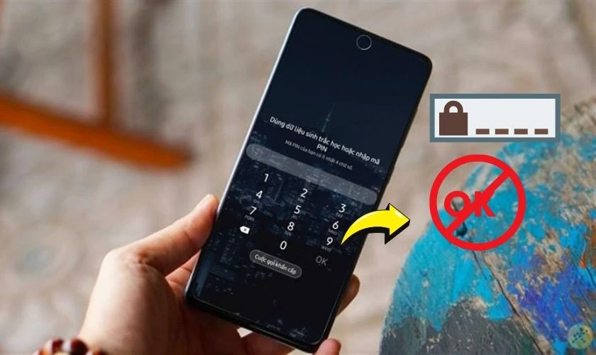 Mở kh&oacute;a PIN kh&ocirc;ng cần nhấn OK Samsung l&agrave; g&igrave;?