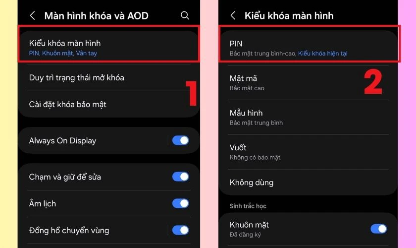 C&aacute;ch nhập mật khẩu kh&ocirc;ng cần nhấn OK Samsung đơn giản