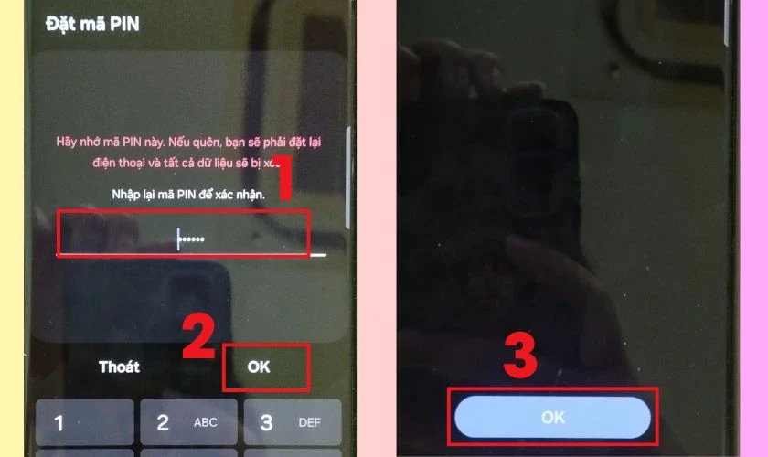 C&aacute;ch mở kh&oacute;a PIN kh&ocirc;ng cần nhấn OK Samsung đơn giản