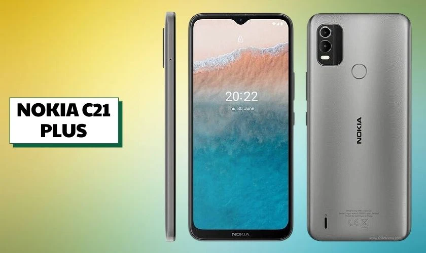 Nokia C21 Plus cũ - Điện thoại dưới 2 triệu có cảm biến vân tay