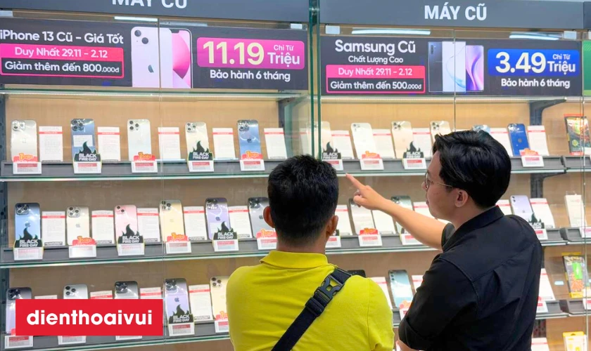 mua điện thoại cũ được bảo h&agrave;nh d&agrave;i l&acirc;u