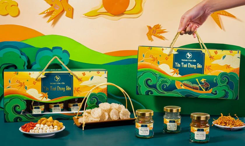 Quà Tết cho bố mẹ chồng bồi bổ sức khỏe 2026 - Yến sào