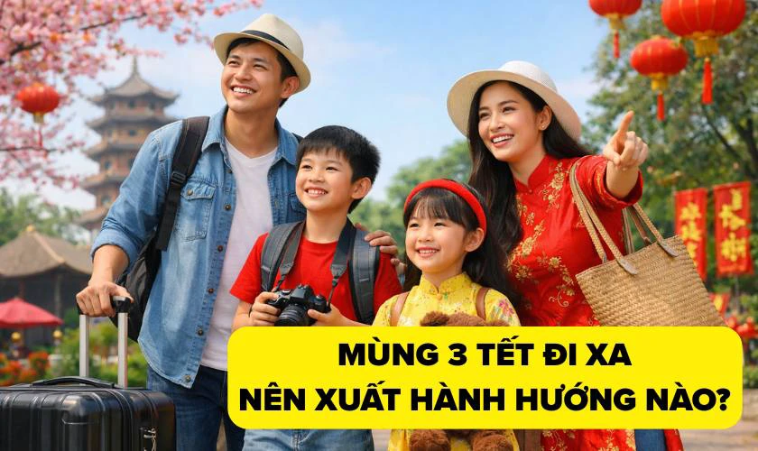 Mùng 3 Tết đi xa nên xuất hành hướng nào?