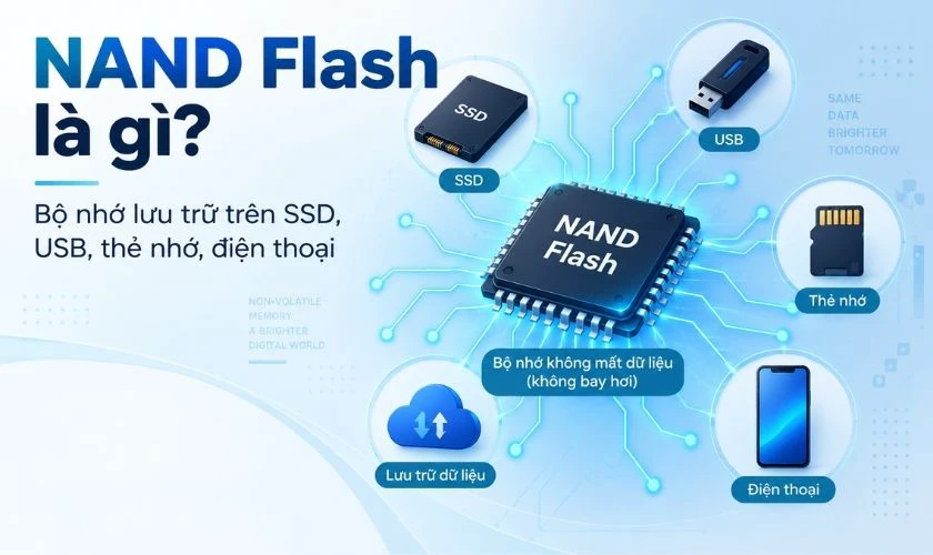 NAND Flash là gì? Bộ nhớ NAND có gì đặc biệt?
