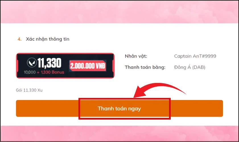 C&aacute;ch nạp Valorant bằng ATM đơn giản