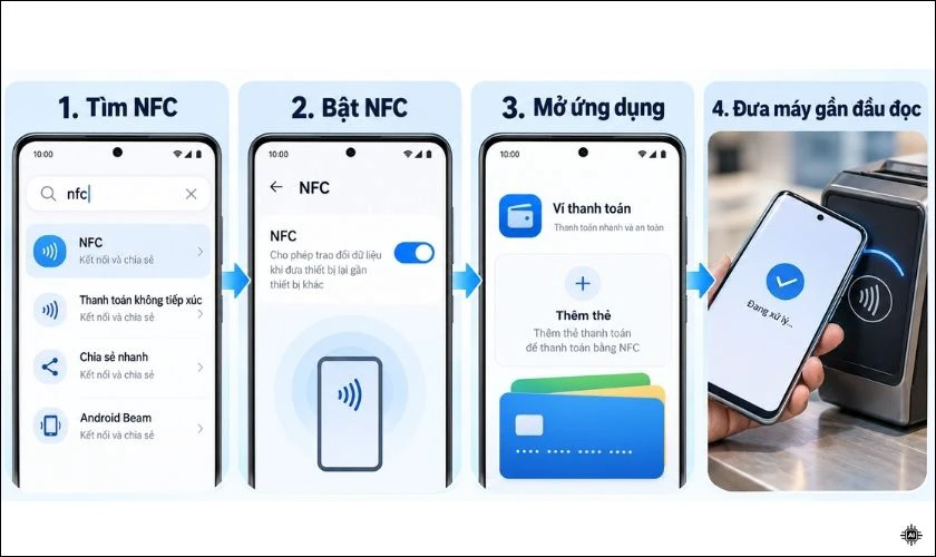 Cách bật và sử dụng NFC trên Android